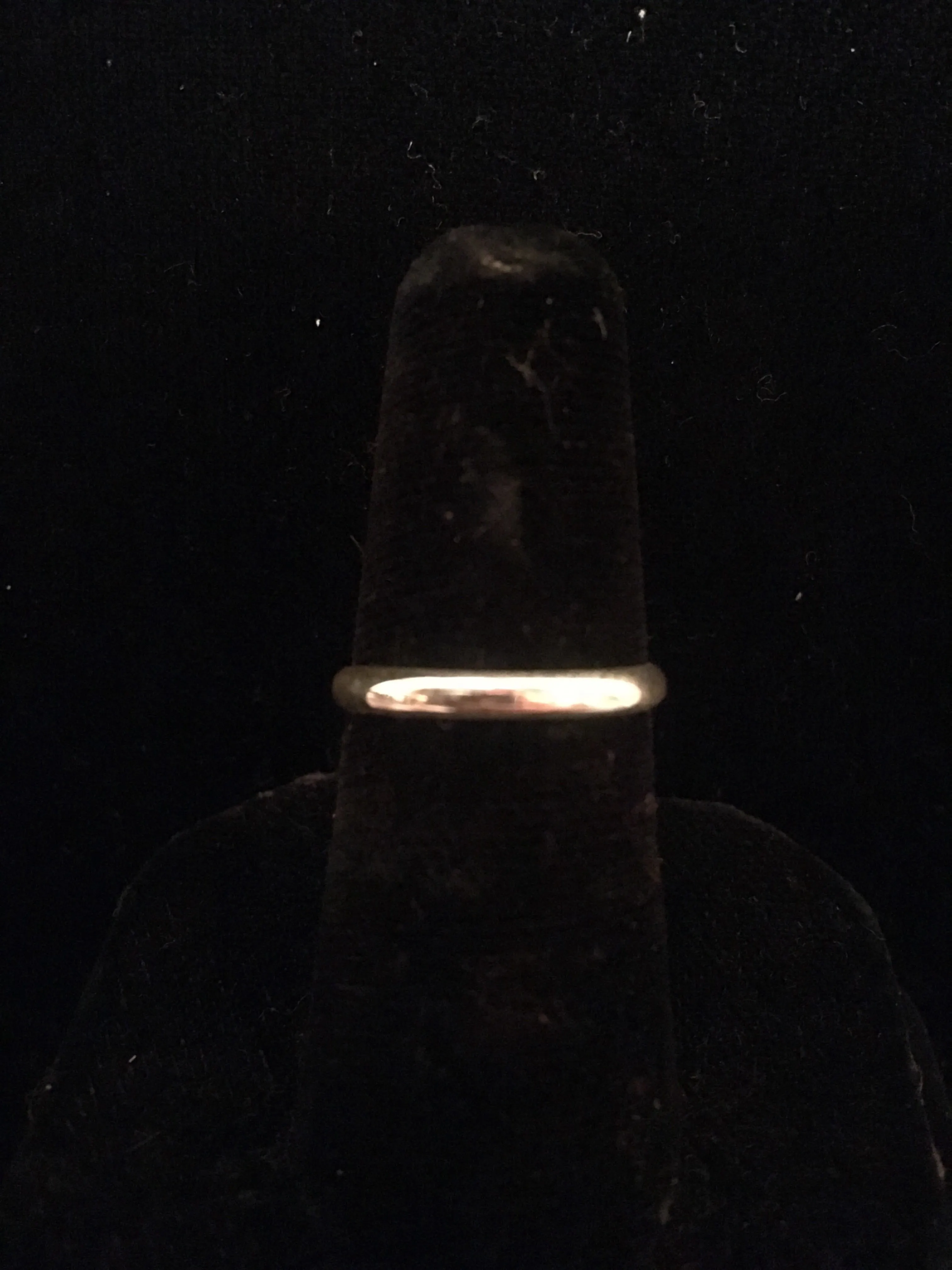10 gauge half round ring