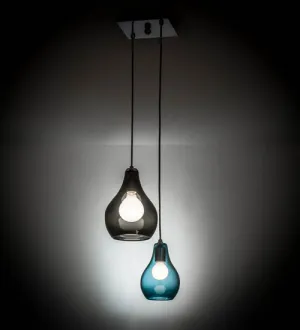 15"W Anjou 2 Lt Cascading Pendant