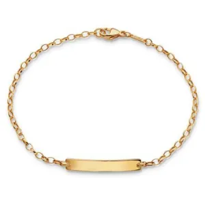 18K YELLOW GOLD PETITE POESY BRACELET