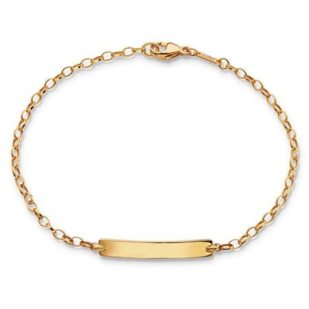 18K YELLOW GOLD PETITE POESY BRACELET