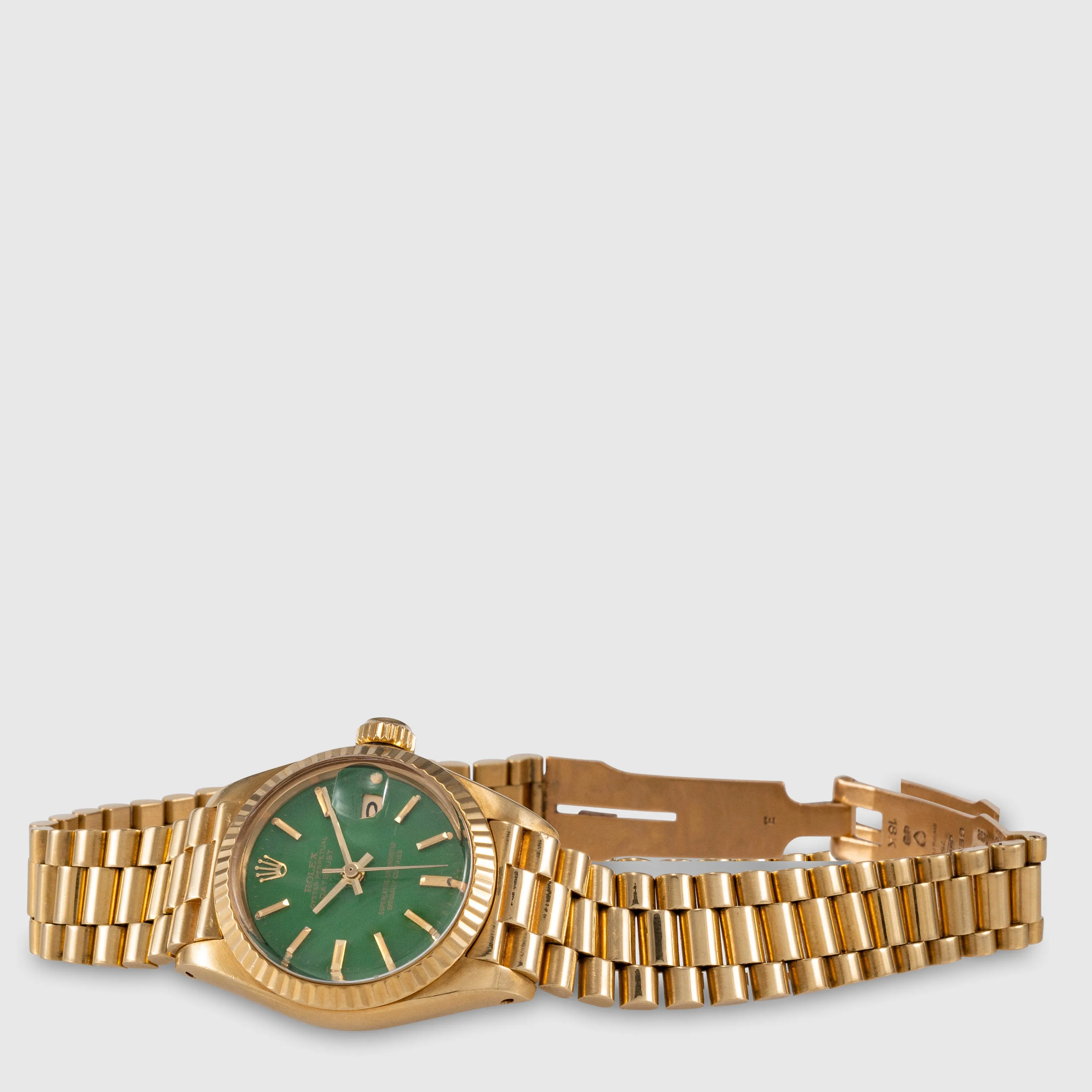 1979 Rolex Datejust Green Stella Dial Ref. 6917