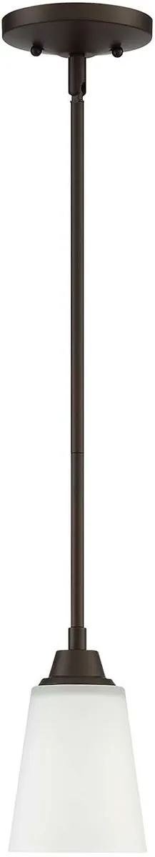 5"W Grace 1-Light Mini Pendant Light Espresso