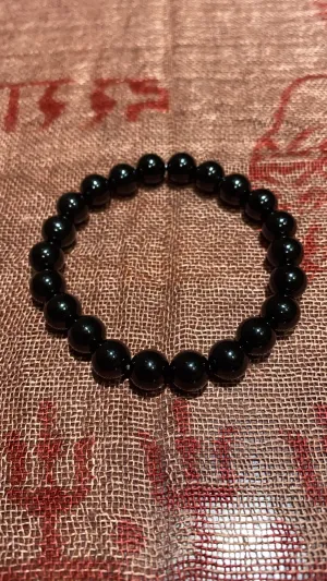 8MM Onyx Bead Bracelet