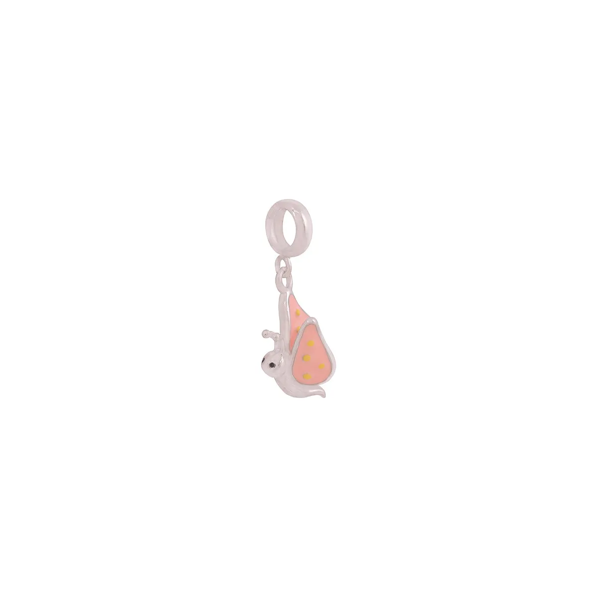 925 Sterling Silver Peach Butterfly Pendant