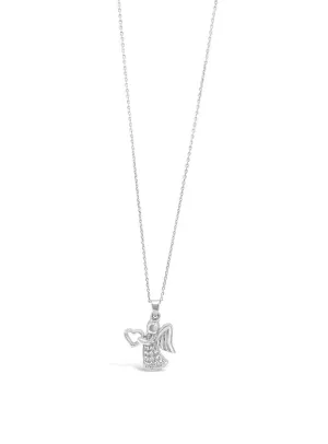 Absolute Kids Sterling Silver Angel Pendant and Chain - HCP214