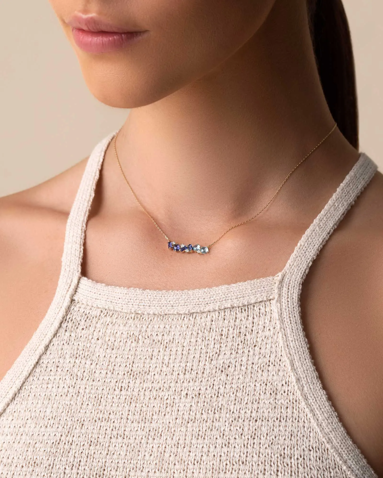 Amalfi Blend Blue Ombre Pendant