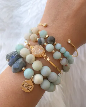 Amazonite Double Wrap Bracelet