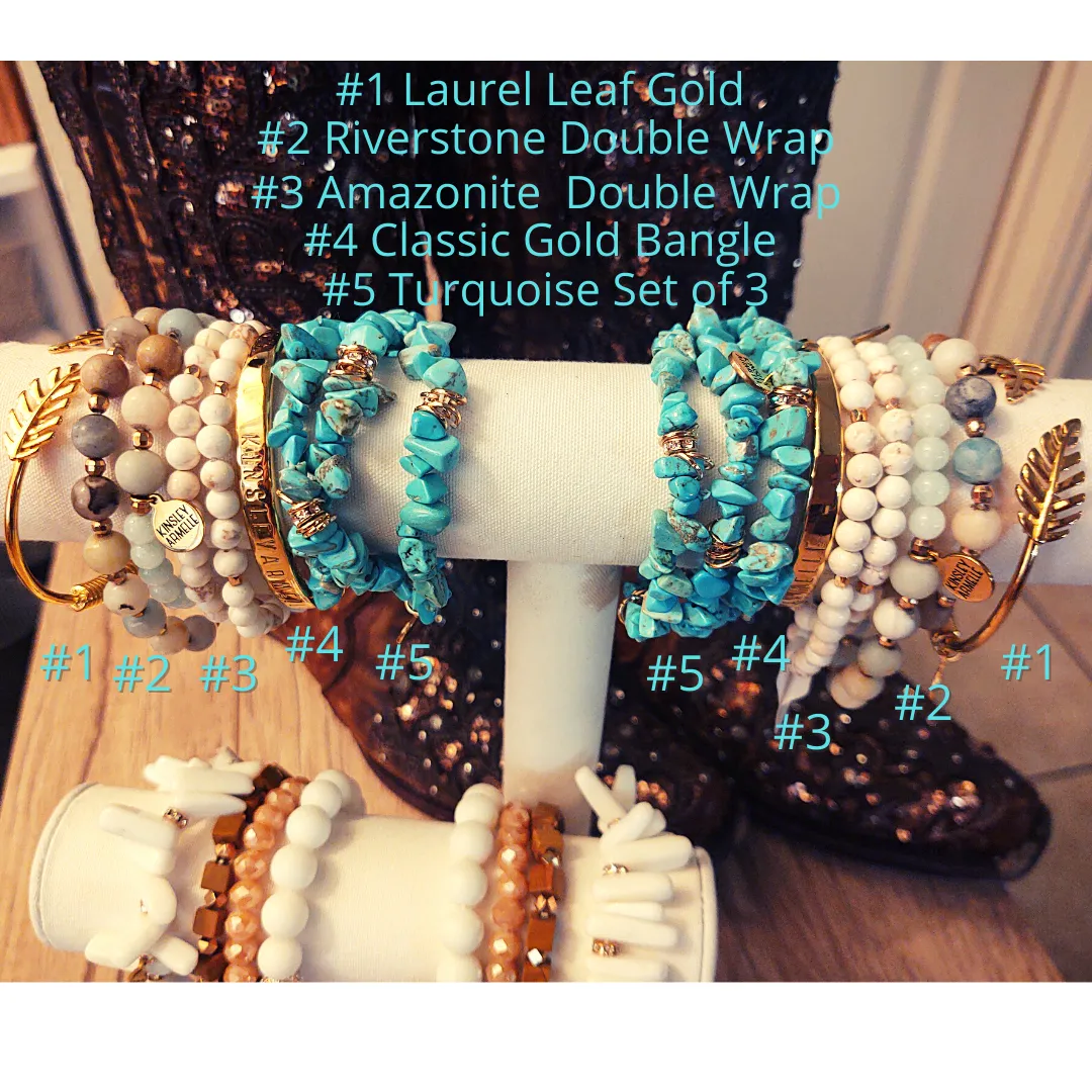 Amazonite Double Wrap Bracelet
