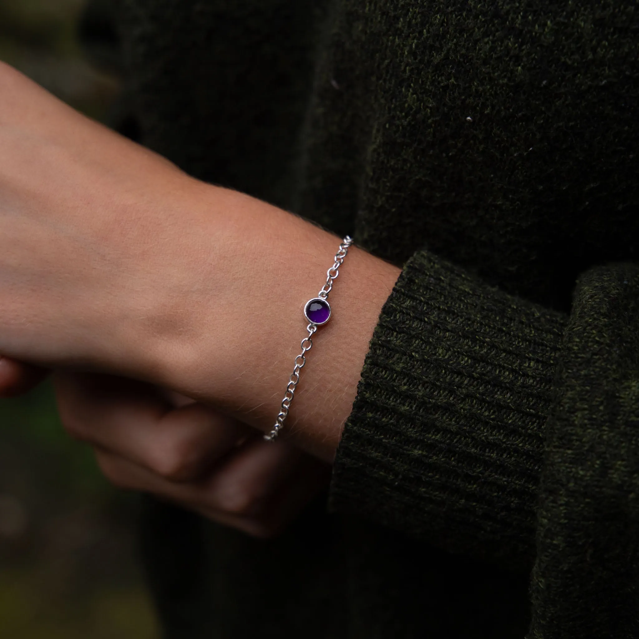 Amethyst Gemstone Bracelet