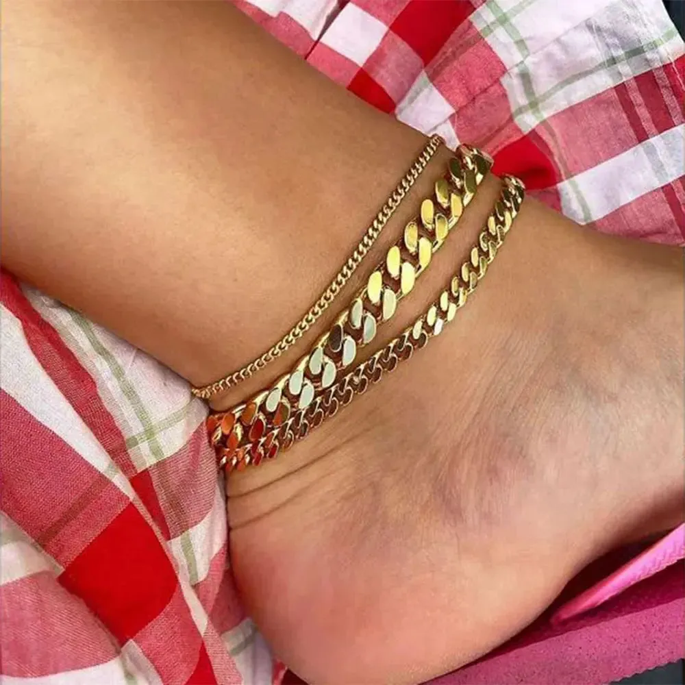 ARGYRA GOLD ANKLET