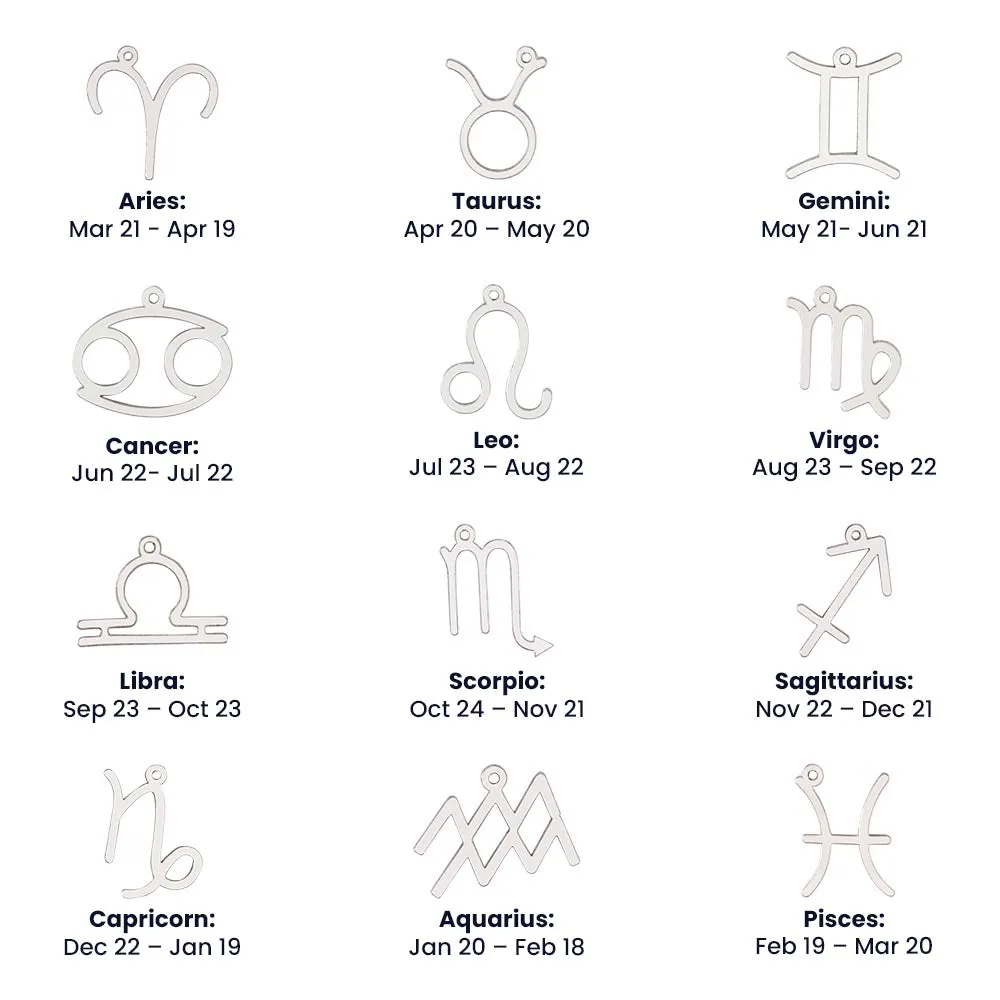 Astrology Gift for Women: GEMINI Zodiac Sign Pendant - Perfect Horoscope Jewelry
