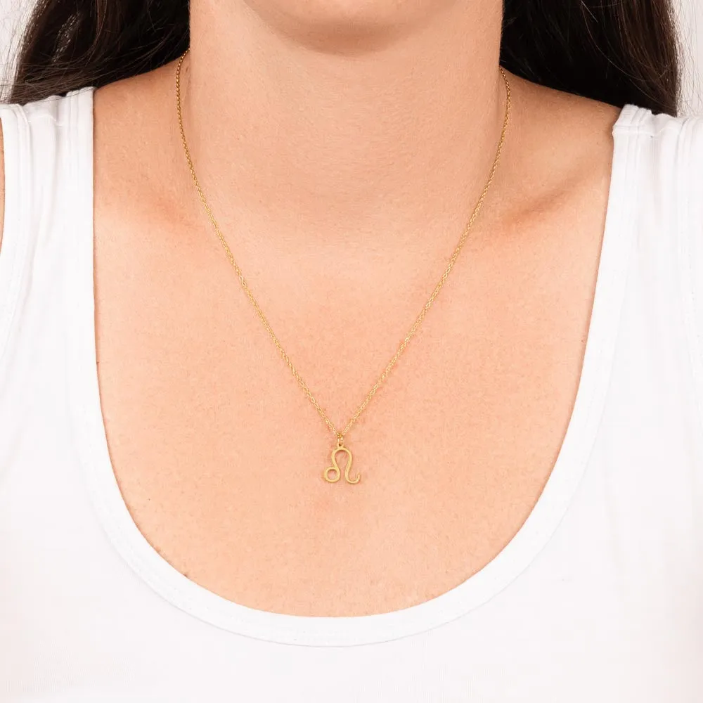 Astrology Gift for Women: LEO Zodiac Sign Pendant - Perfect Horoscope Jewelry