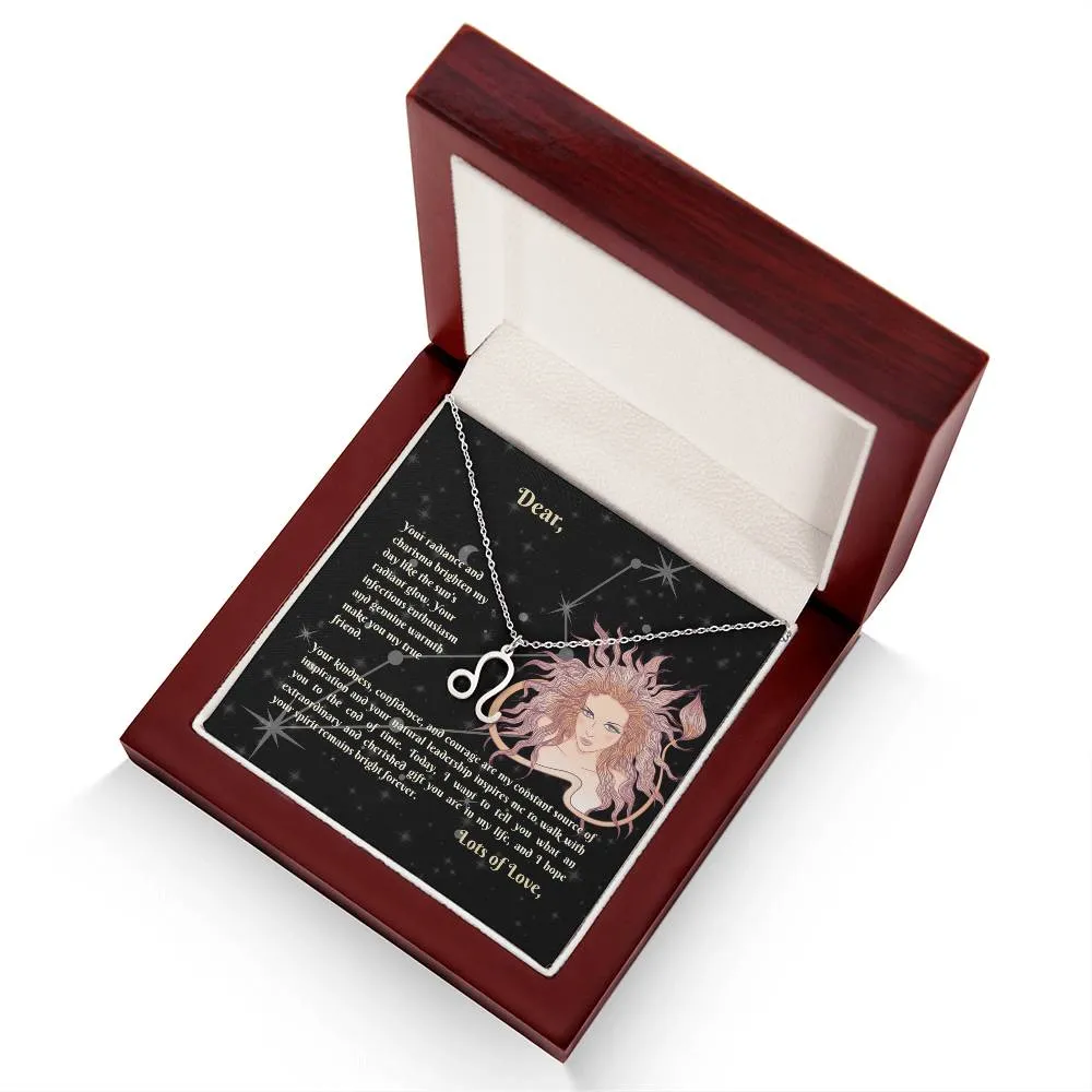 Astrology Gift for Women: LEO Zodiac Sign Pendant - Perfect Horoscope Jewelry