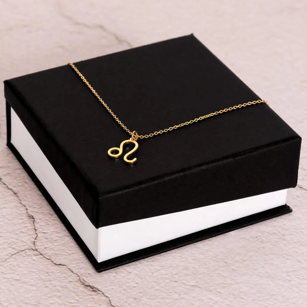 Astrology Gift for Women: LEO Zodiac Sign Pendant - Perfect Horoscope Jewelry