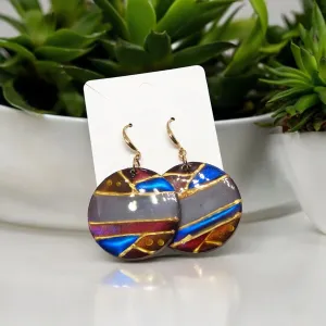 Aztec yin Yang Earrings