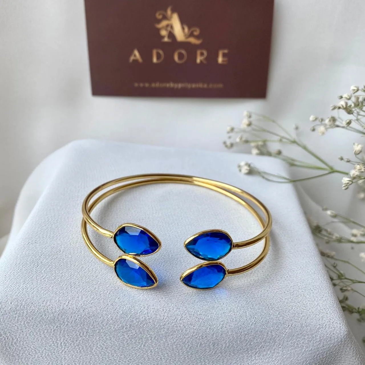 Bea 4 Stone Bracelet (Colour Option)