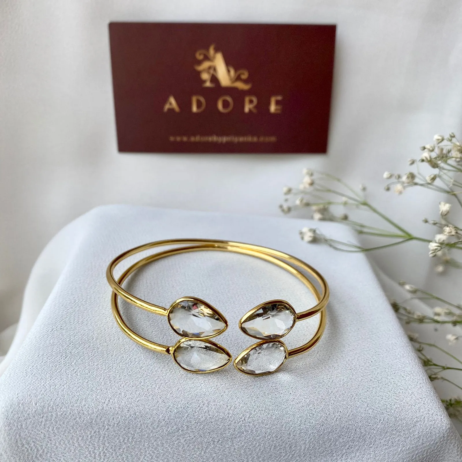 Bea 4 Stone Bracelet (Colour Option)