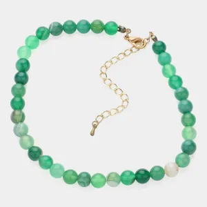 Beaded Jade Necklace
