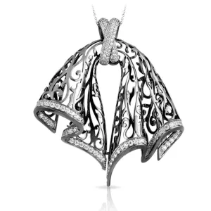Belle Etoile Antoinette Pendant - Black Rhodium