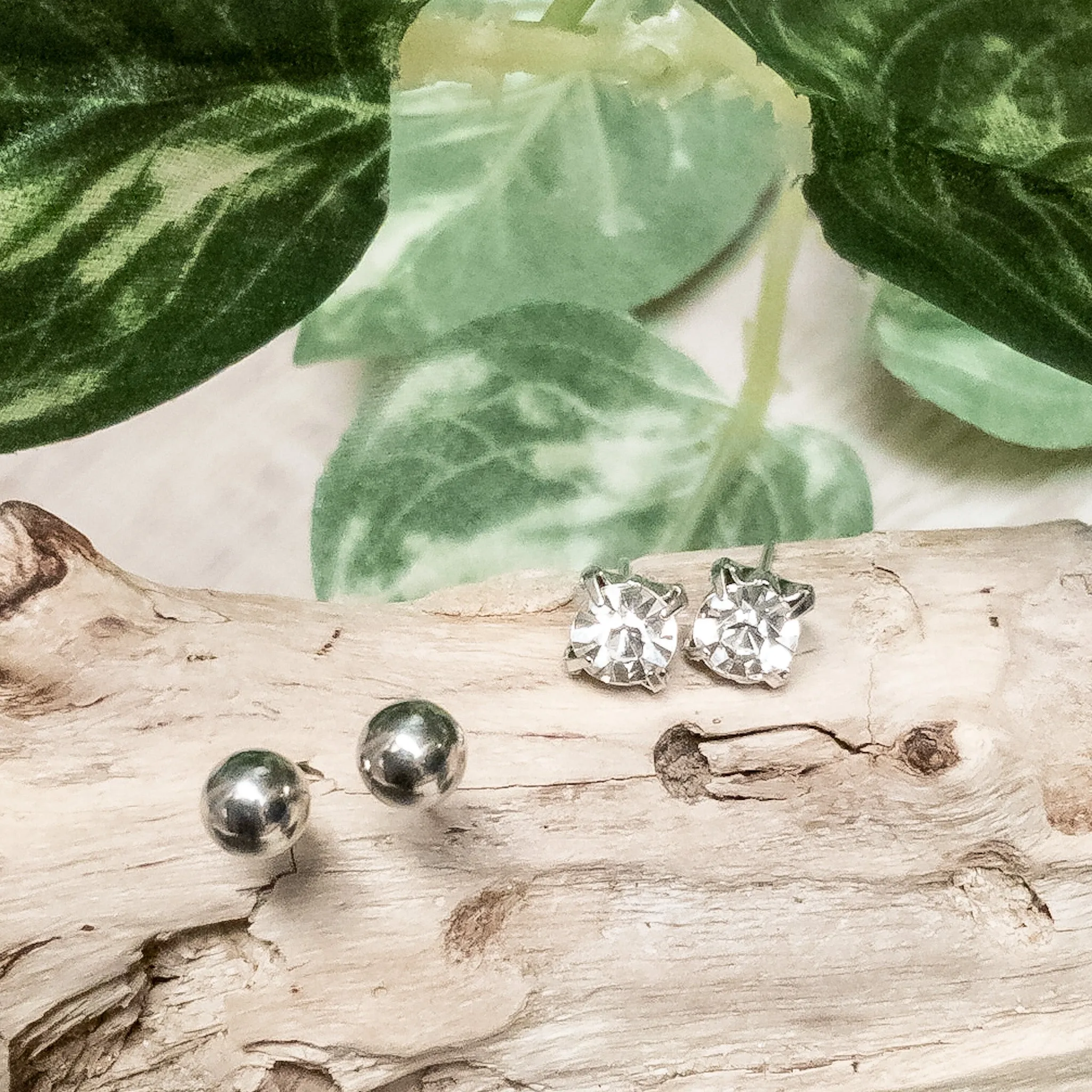 BNWT 2 x Pairs Classy & Chic Stud Earrings