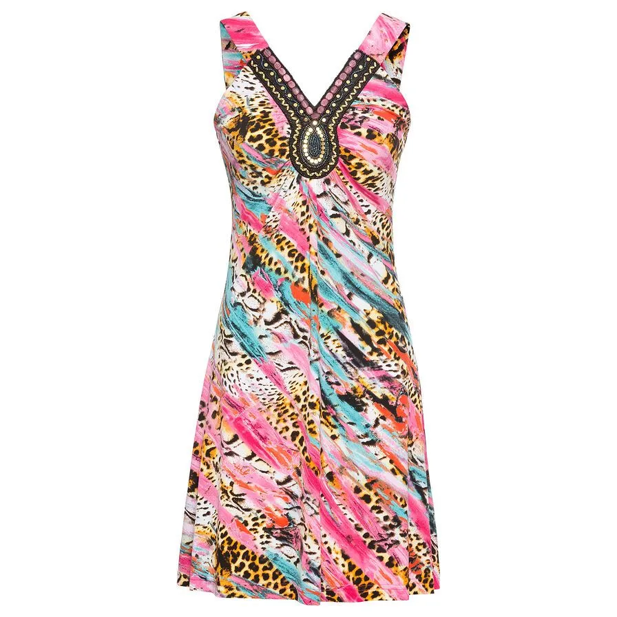 Bodyflirt Pink Printed Dress
