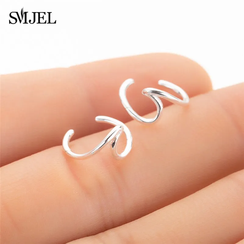 Boho Chic Round Stud Earrings