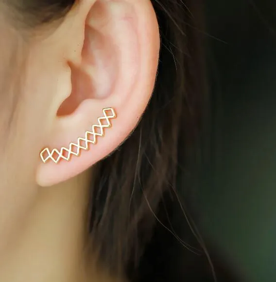 Boho Chic Round Stud Earrings