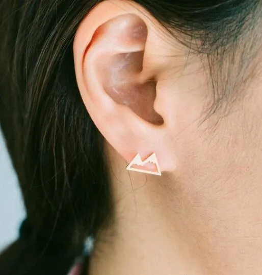 Boho Chic Round Stud Earrings