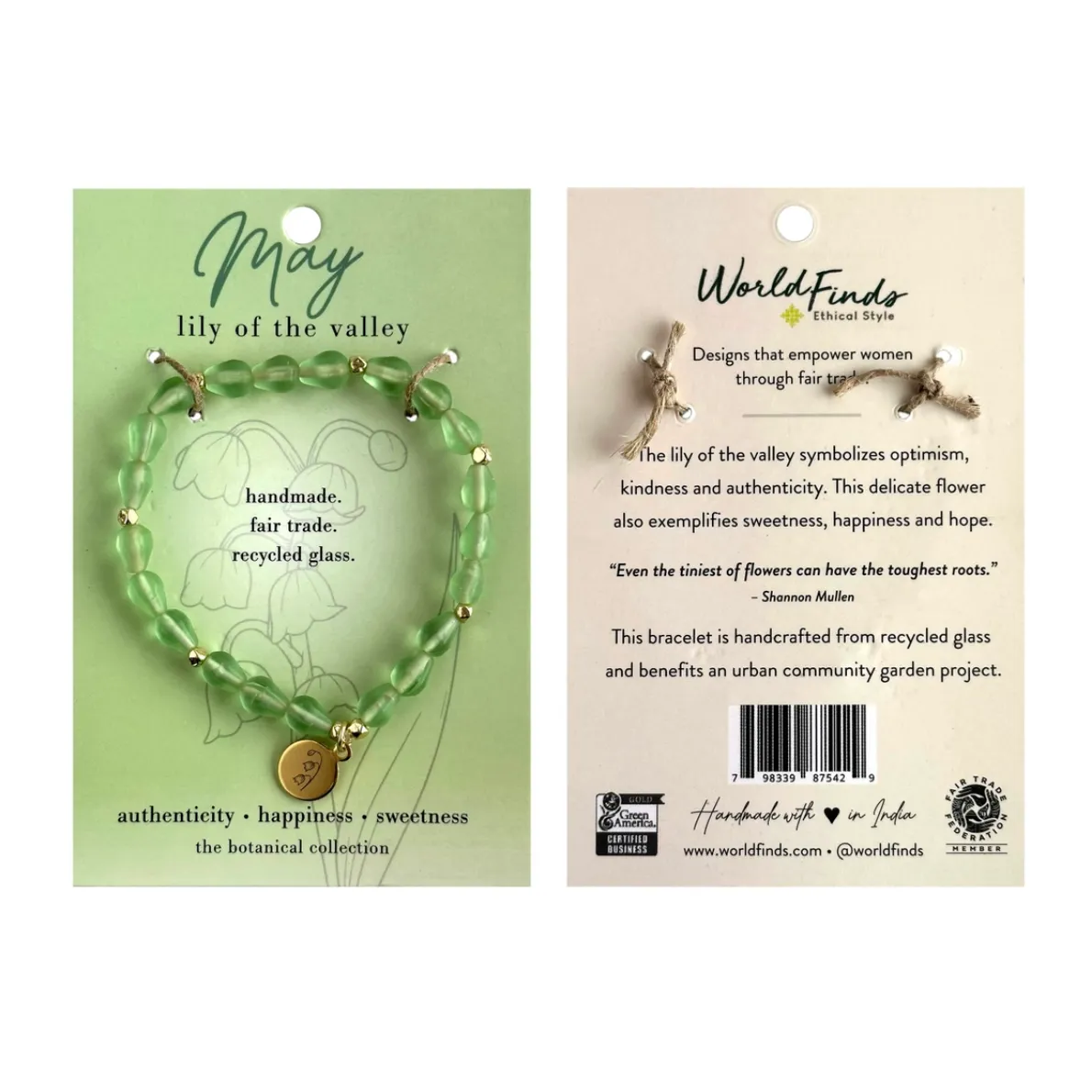 Botanical Birth Month Bracelets