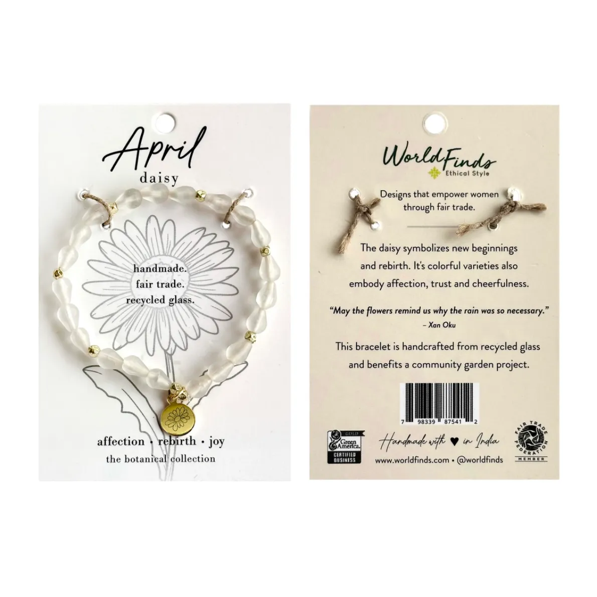 Botanical Birth Month Bracelets
