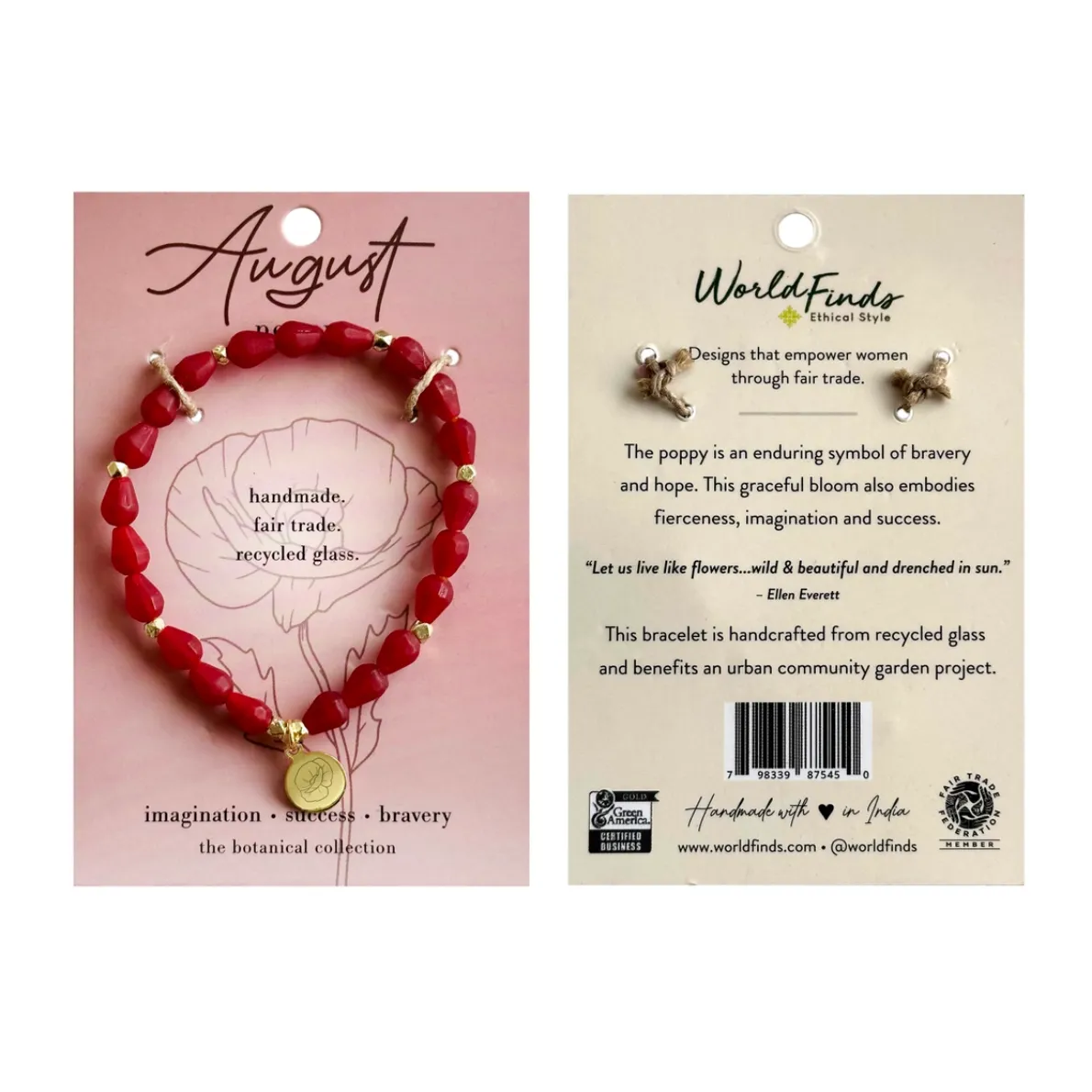 Botanical Birth Month Bracelets