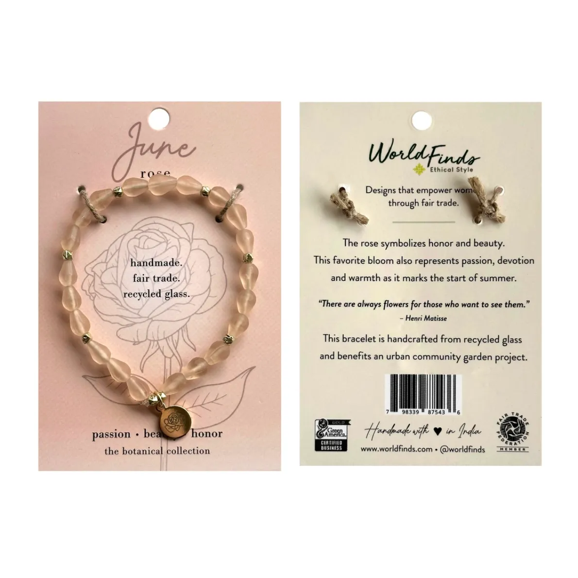 Botanical Birth Month Bracelets