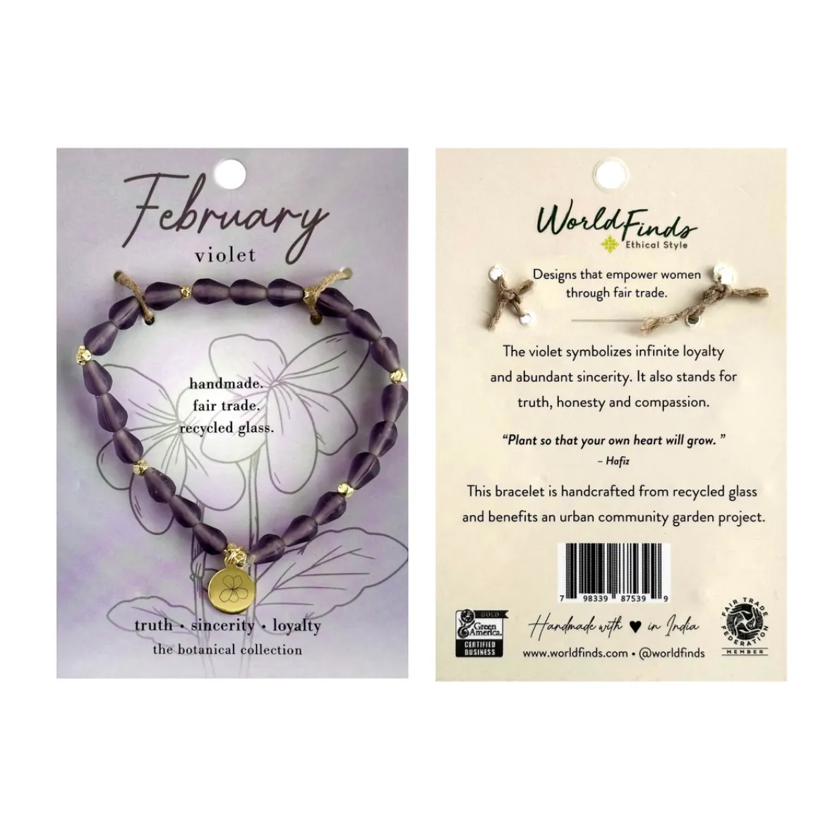 Botanical Birth Month Bracelets