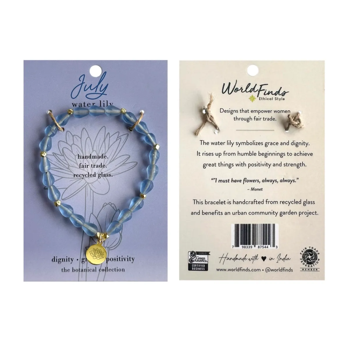 Botanical Birth Month Bracelets