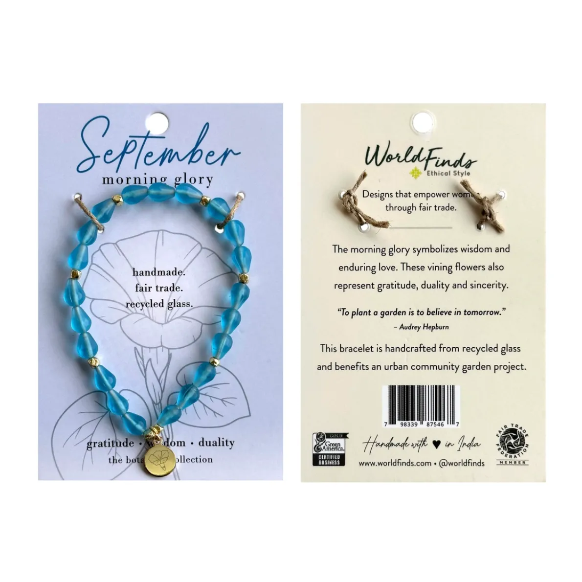 Botanical Birth Month Bracelets