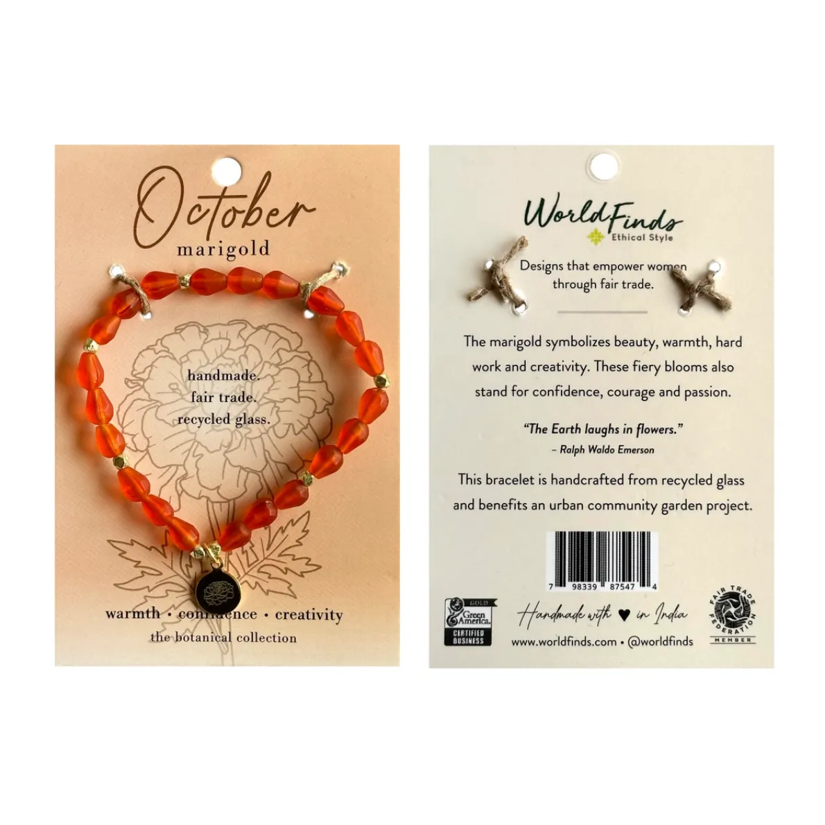 Botanical Birth Month Bracelets
