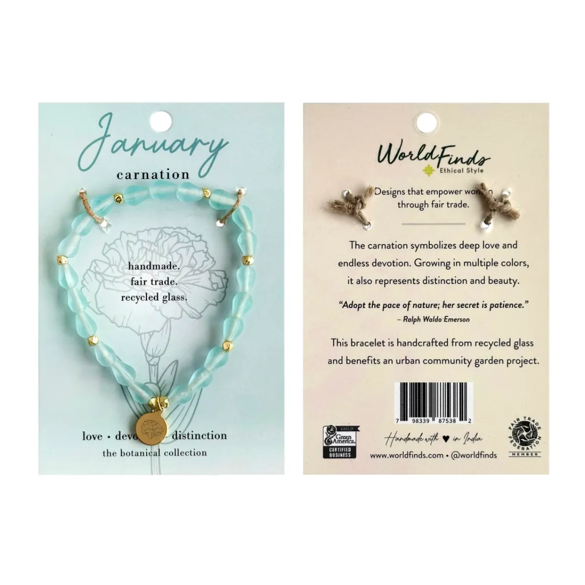 Botanical Birth Month Bracelets