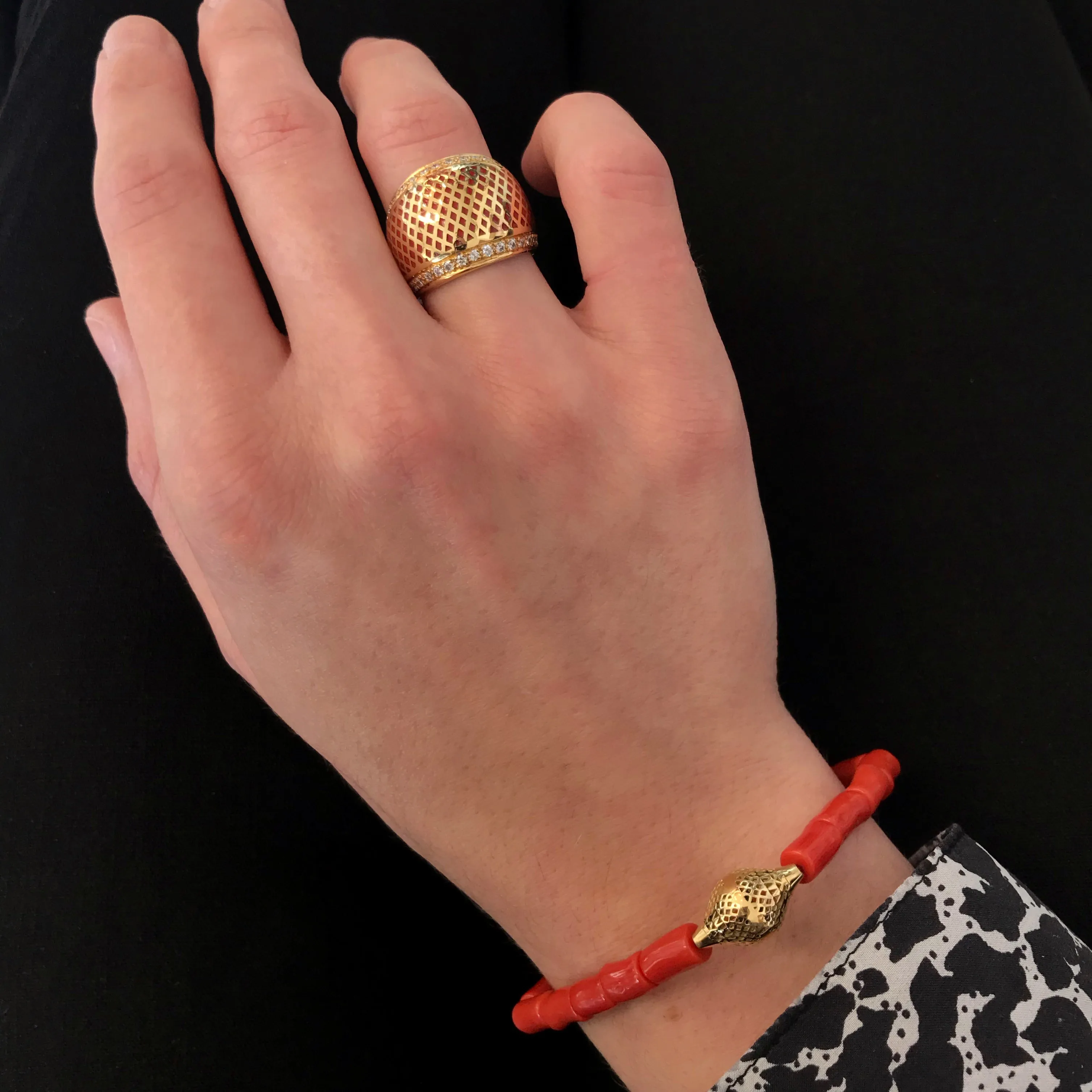 Branch Coral Stretch Bracelet