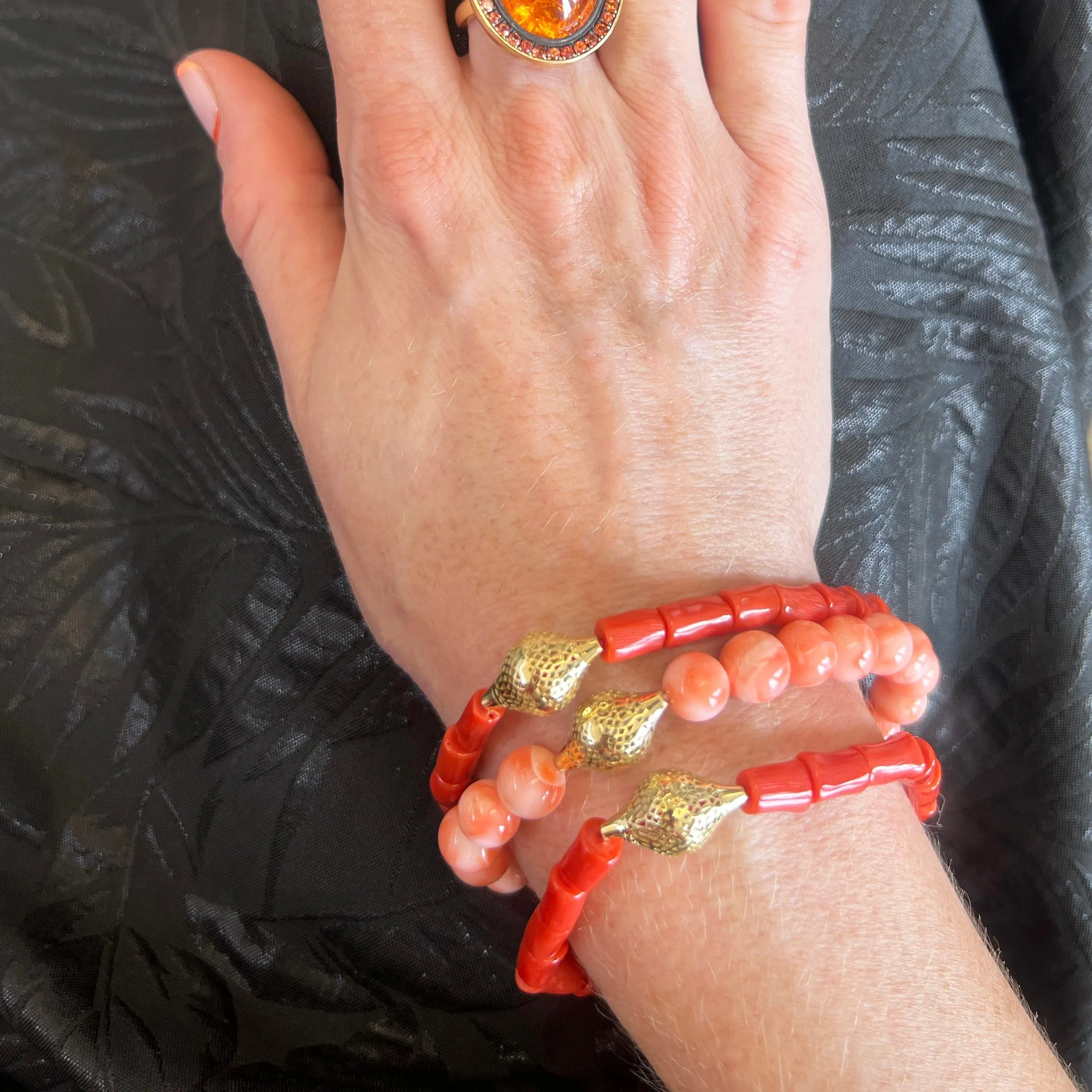 Branch Coral Stretch Bracelet