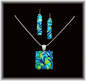 Bright Green Abstract Set