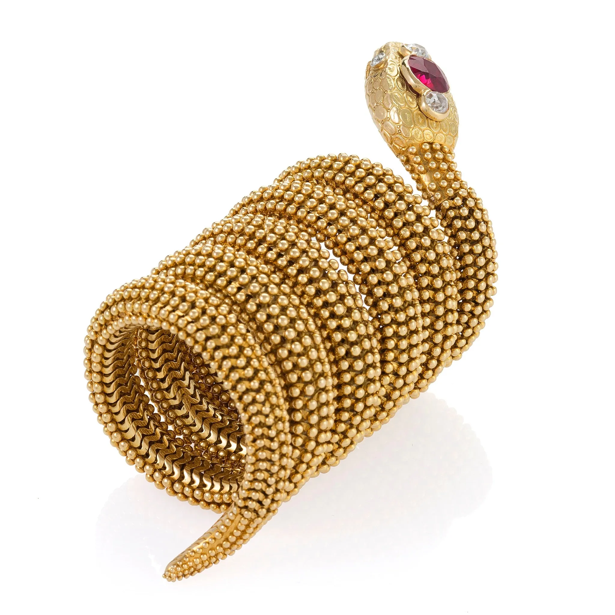 Bulgari Ceylon Ruby "Serpenti" Bracelet