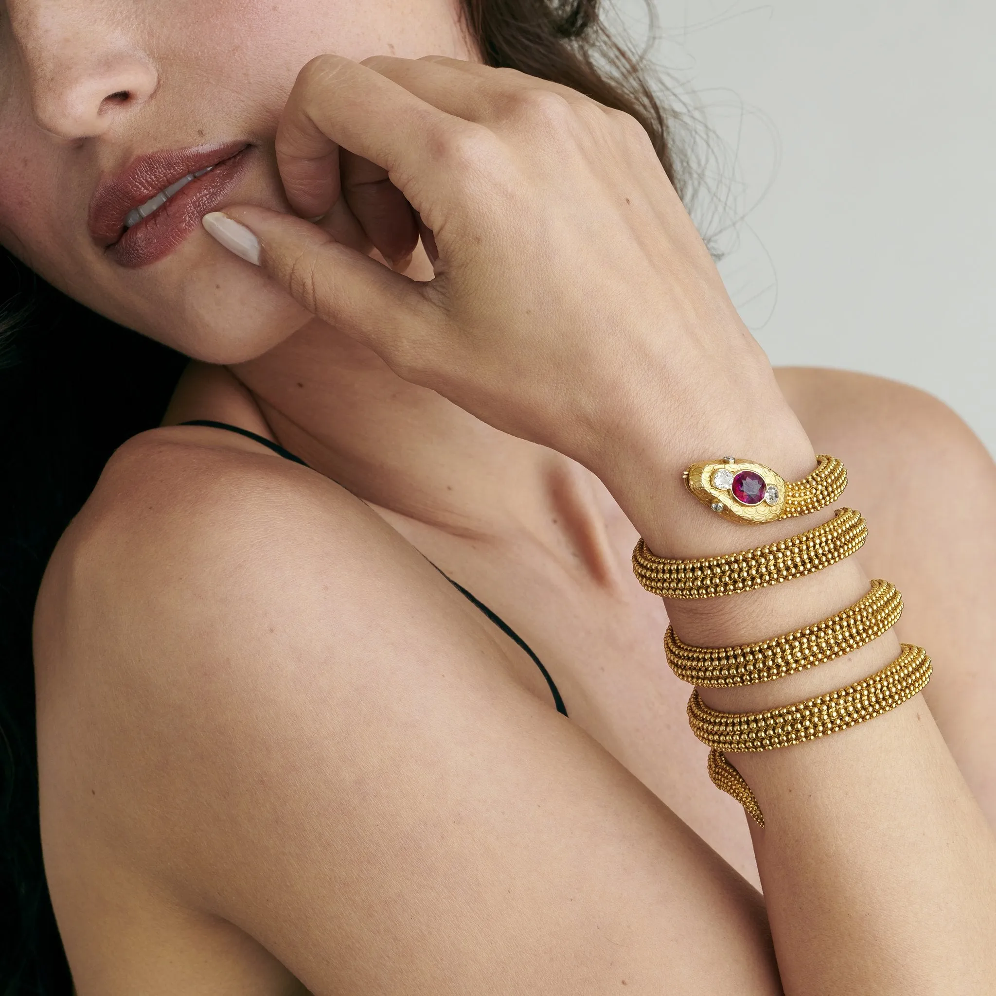 Bulgari Ceylon Ruby "Serpenti" Bracelet