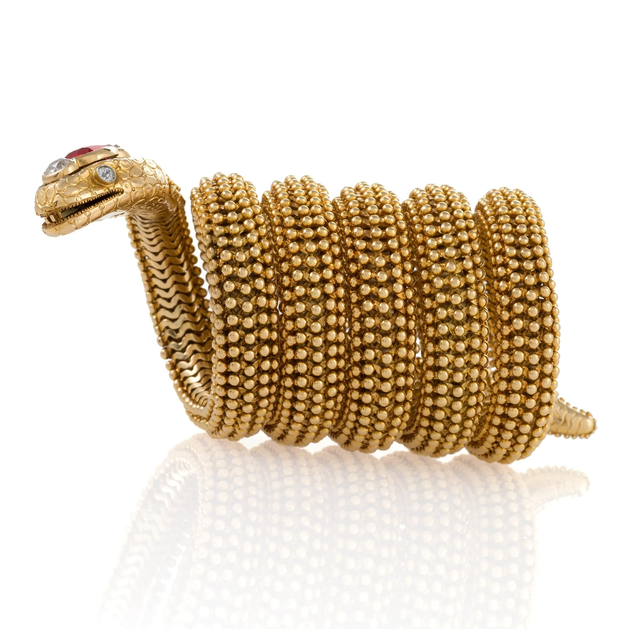 Bulgari Ceylon Ruby "Serpenti" Bracelet
