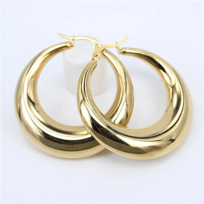 CASUAL ELEGANT BIG WHOOP EARINGS