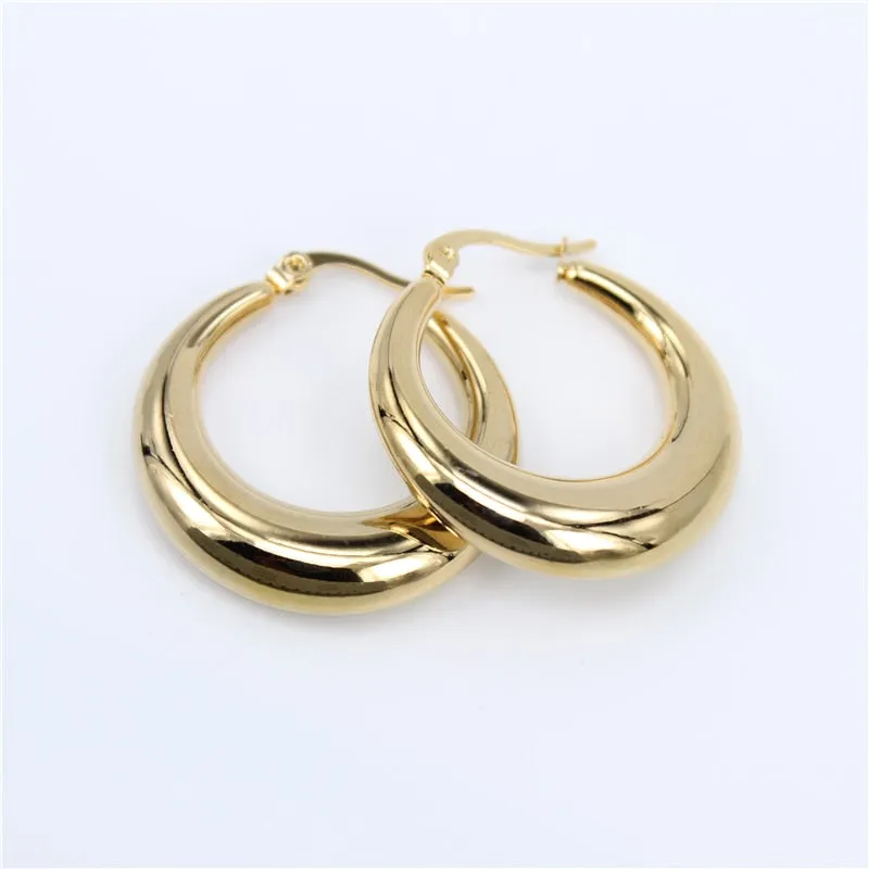 CASUAL ELEGANT BIG WHOOP EARINGS