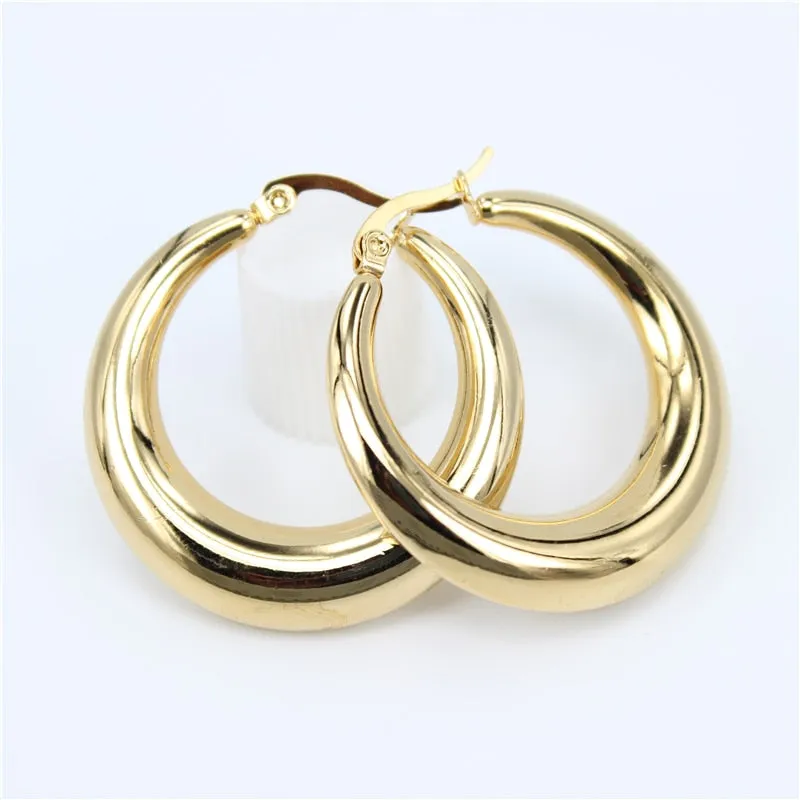 CASUAL ELEGANT BIG WHOOP EARINGS