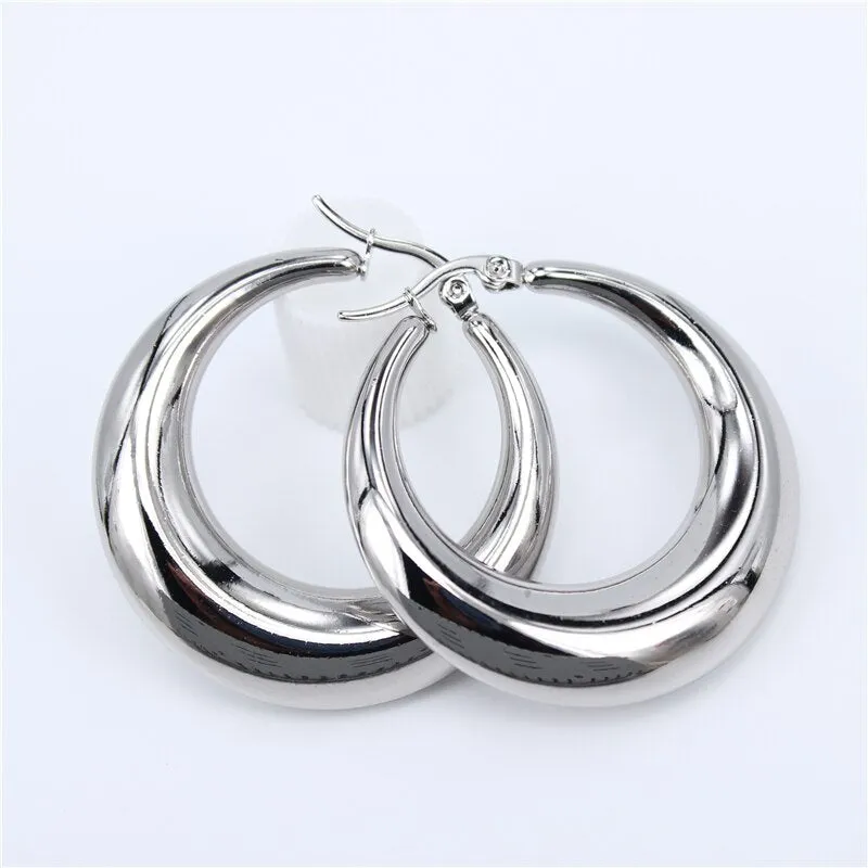 CASUAL ELEGANT BIG WHOOP EARINGS