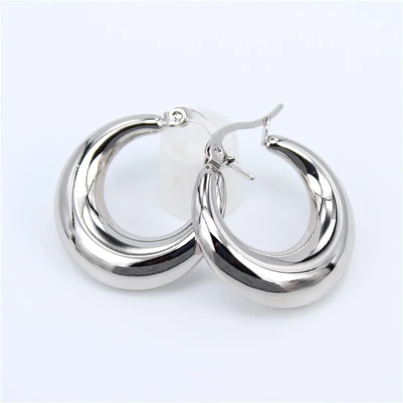 CASUAL ELEGANT BIG WHOOP EARINGS