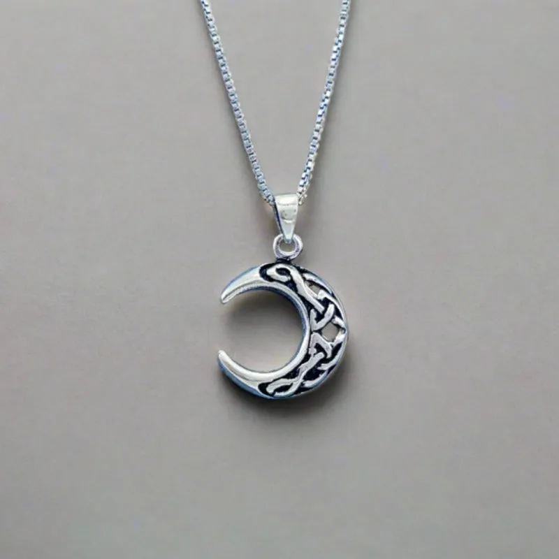 Celtic Moon Charm