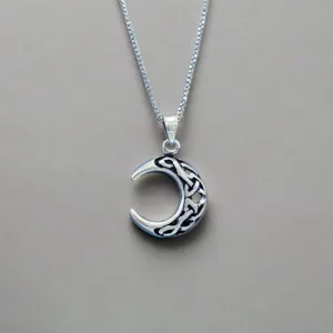 Celtic Moon Charm